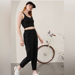 ATHLETA-Brooklyn Heights High Rise Jogger-Black, Size 12